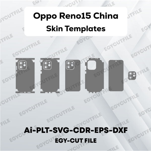 Oppo Reno15 China Vector Skin Cut Files
