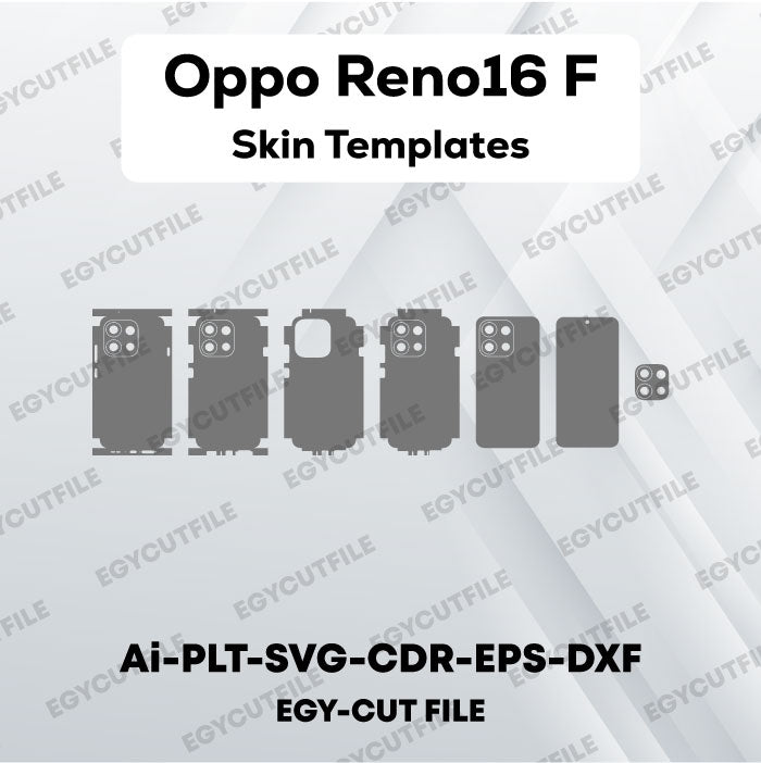 Oppo Reno16 F 5G Vector Skin Cut Files