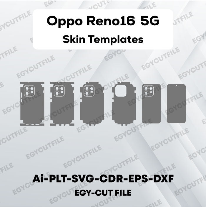 Oppo Reno16 Global Vector Skin Cut Files