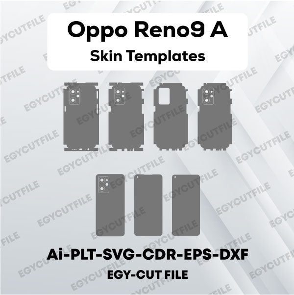 Oppo Reno9 A Vector Skin Cut Files