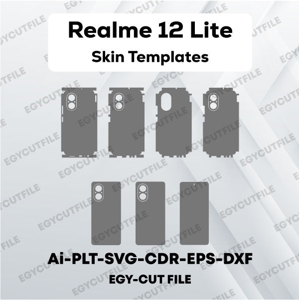 Realme 12 Lite Vector Skin Cut Files
