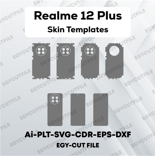 Realme 12 Plus Vector Skin Cut Files