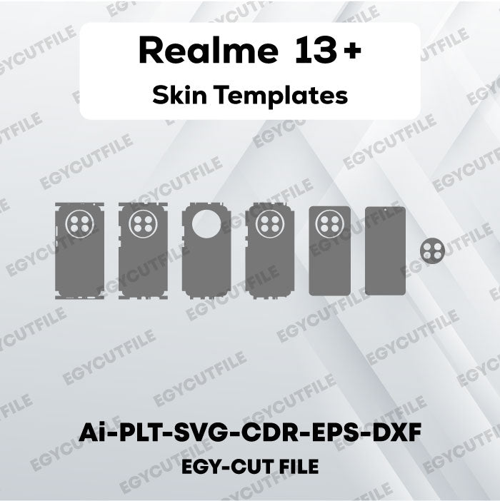 Realme 13+ Vector Skin Cut Files