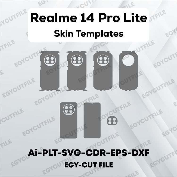 Realme 14 Pro Lite Vector Skin Cut Files