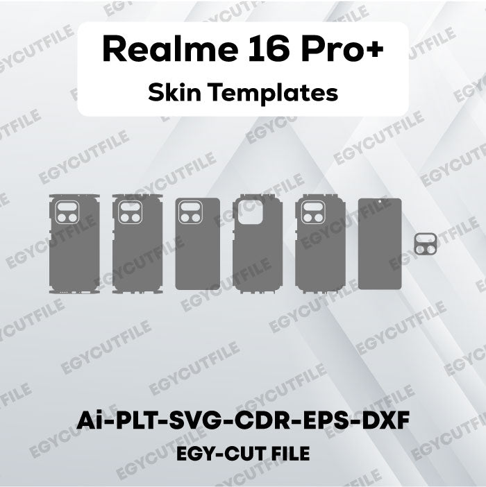Realme 16 Pro+ Vector Skin Cut Files