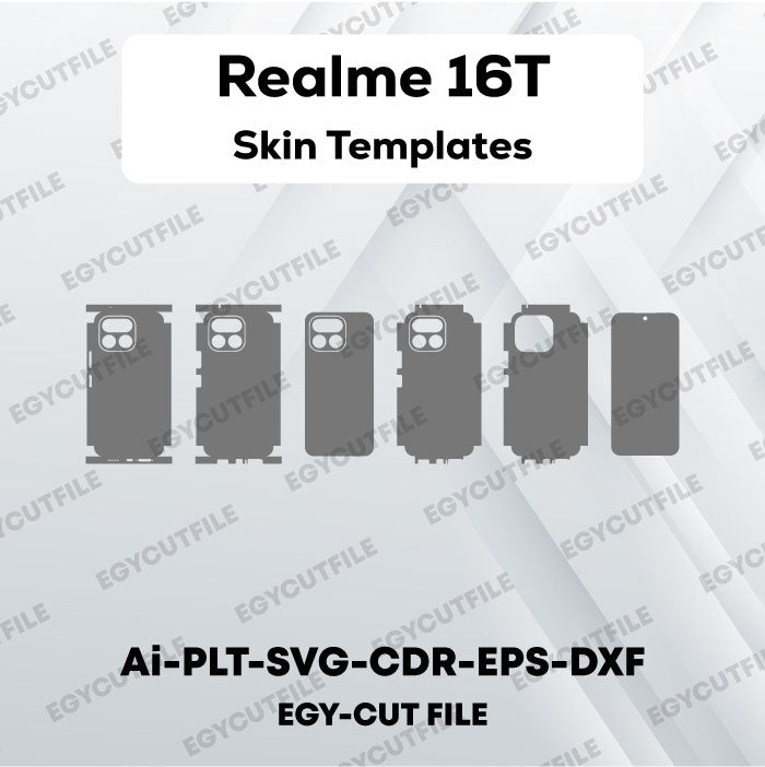 Realme 16T Vector Skin Cut Files