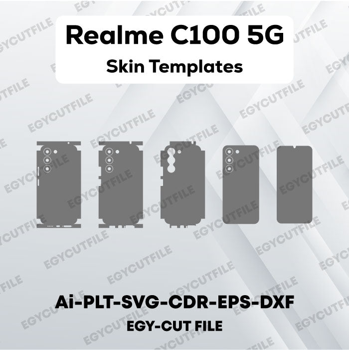 Realme C100 5G Vector Skin Cut Files