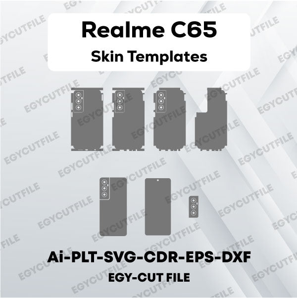 Realme C65 Vector Skin Cut Files