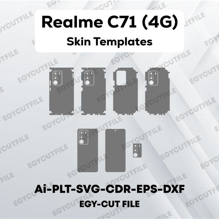 Realme C71 4G Vector Skin Cut Files