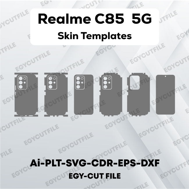 Realme C85 5G Vector Skin Cut Files