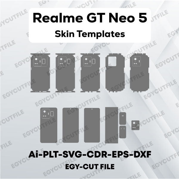 Realme GT Neo 5 Vector Skin Cut Files