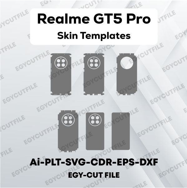 Realme GT5 Pro Vector Skin Cut Files
