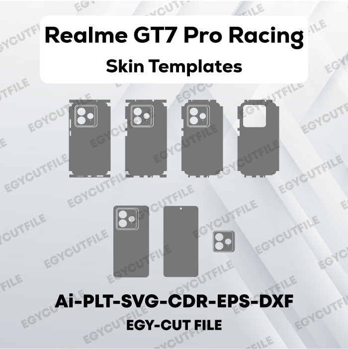 Realme GT7 Pro Racing Vector Skin Cut Files