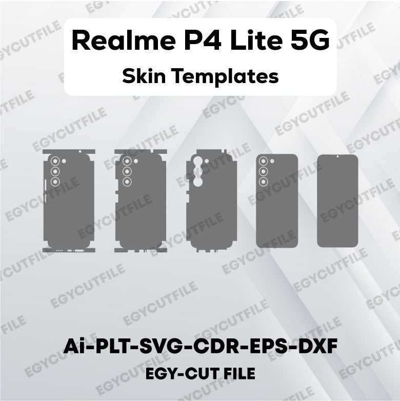 Realme P4 Lite 5G Vector Skin Cut Files