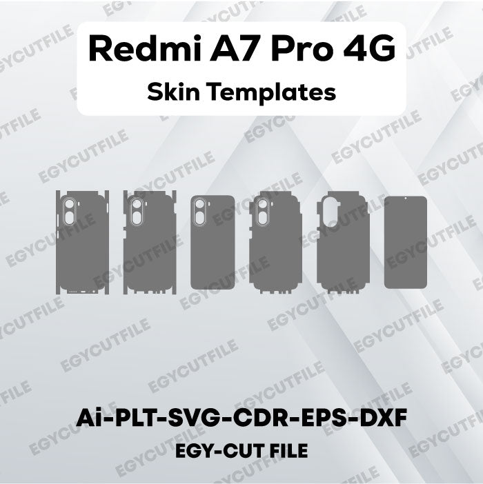 Redmi A7 Pro 4G Vector Skin Cut Files