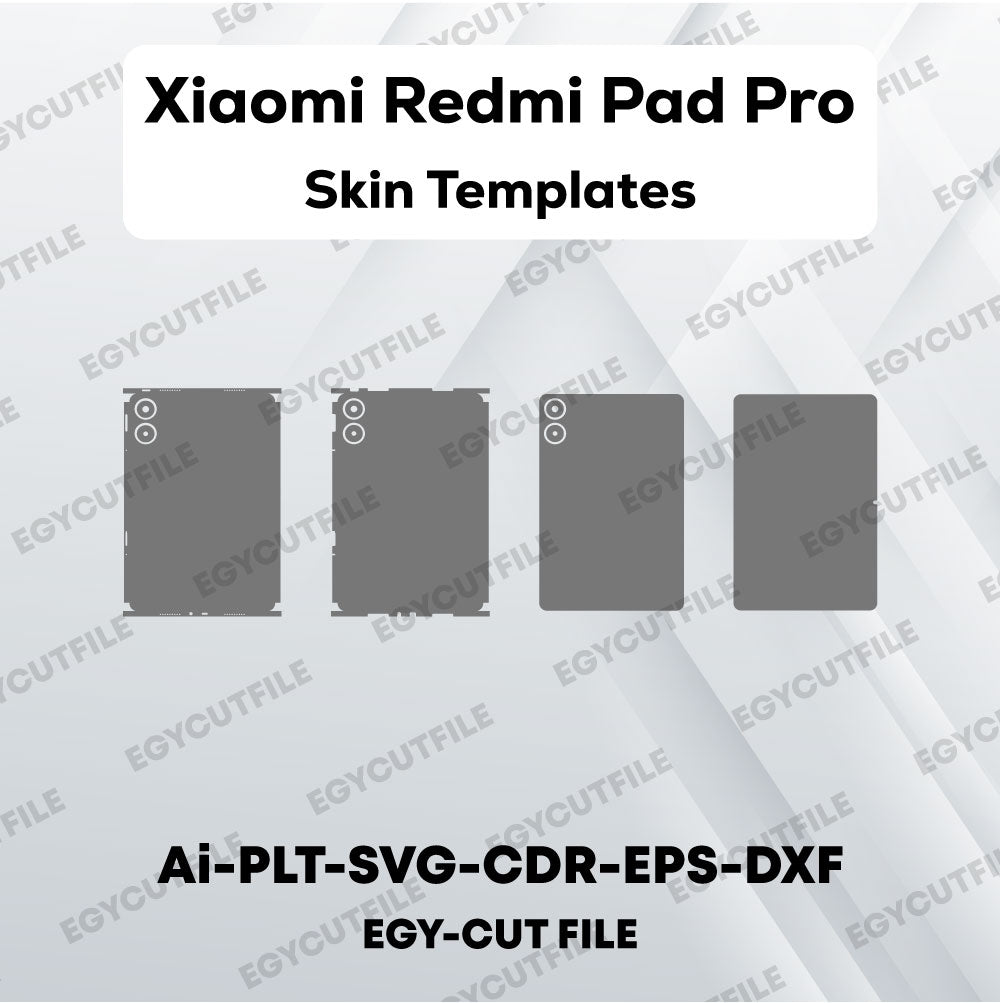 Xiaomi Redmi Pad Pro Vector Skin Cut Files