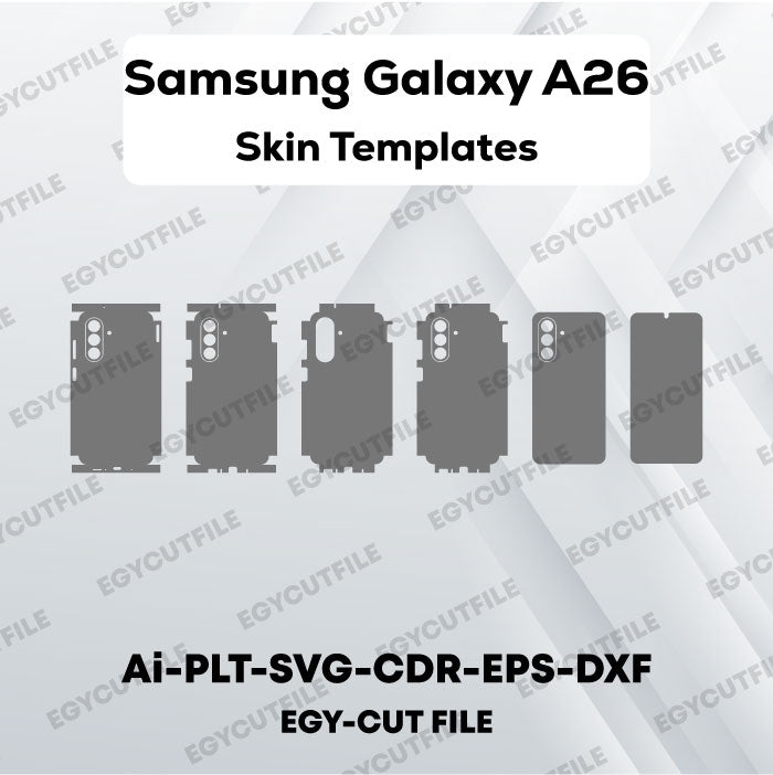 Samsung Galaxy A26 Vector Skin Cut Files