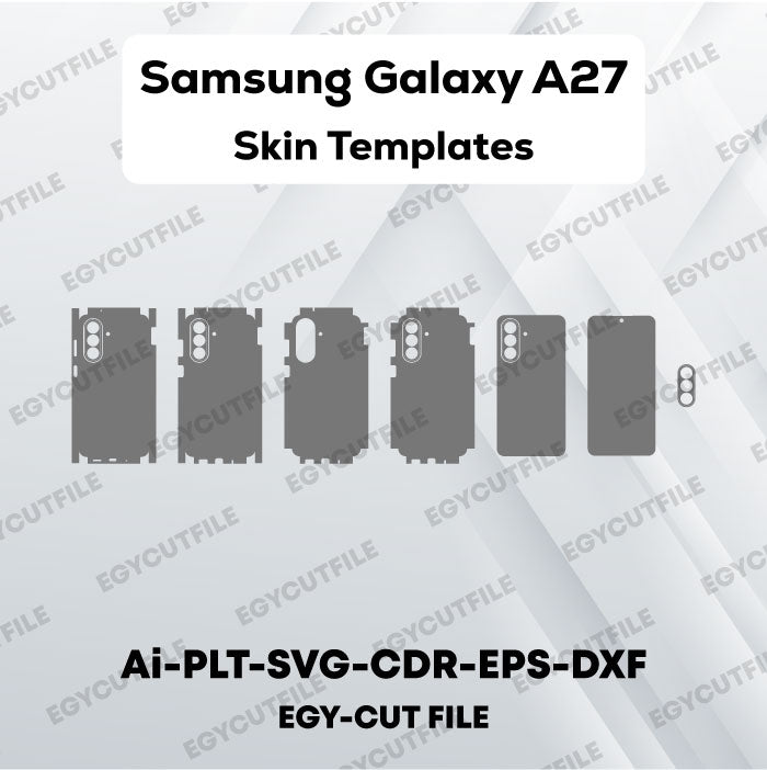 Samsung Galaxy A27 Vector Skin Cut Files