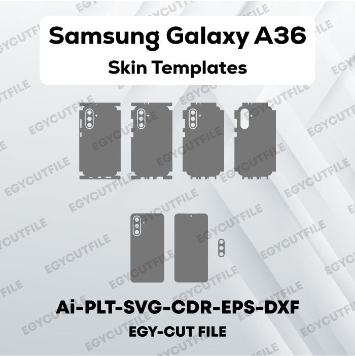 Samsung Galaxy A36 Vector Skin Cut Files