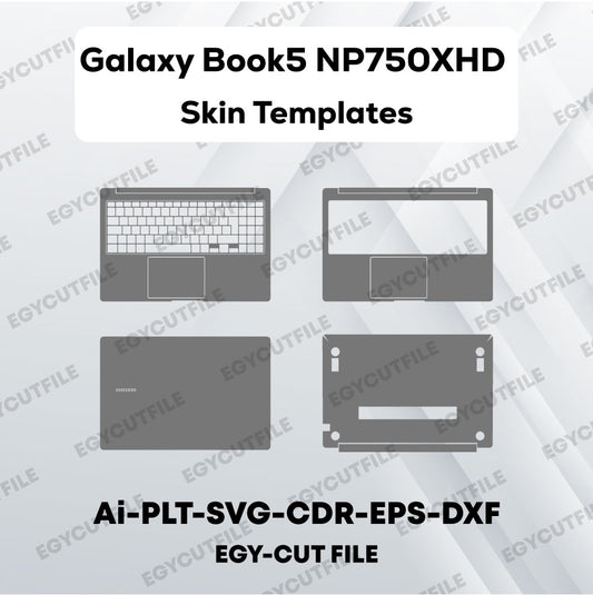 Samsung Galaxy Book5 NP750XHD Vector Skin Cut Files