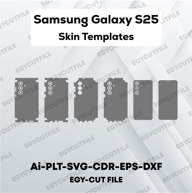 Samsung Galaxy S25 Vector Skin Cut Files