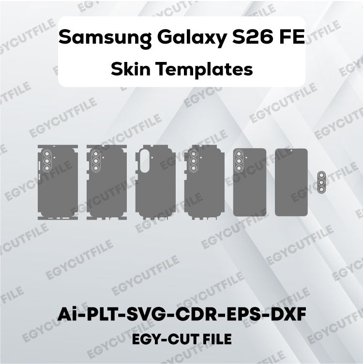 Samsung Galaxy S26 FE Vector Skin Cut Files