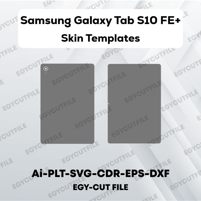 Samsung Galaxy Tab S10 FE+ Vector Skin Cut Files