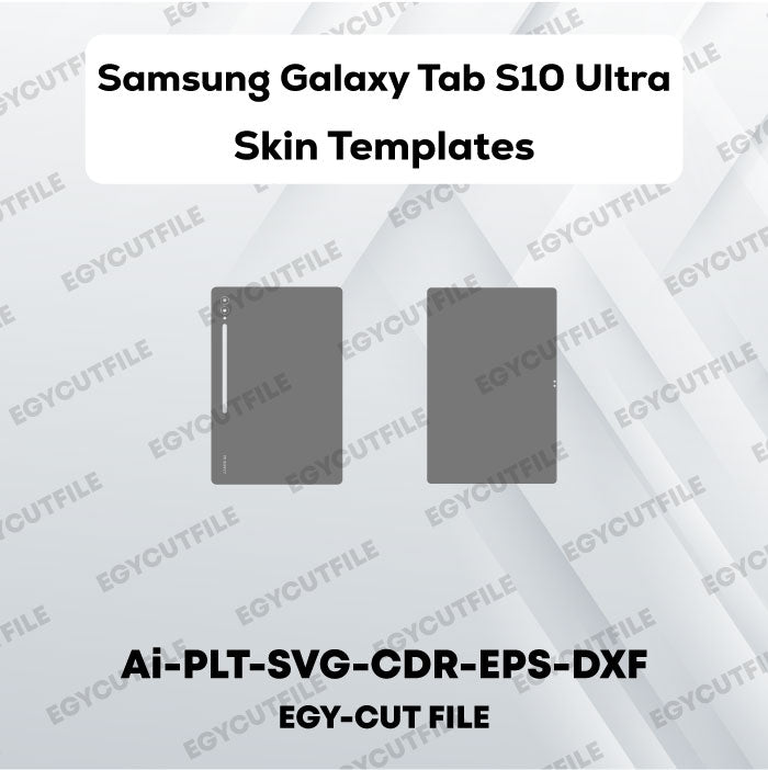 Samsung Galaxy Tab S10 Ultra Vector Skin Cut Files