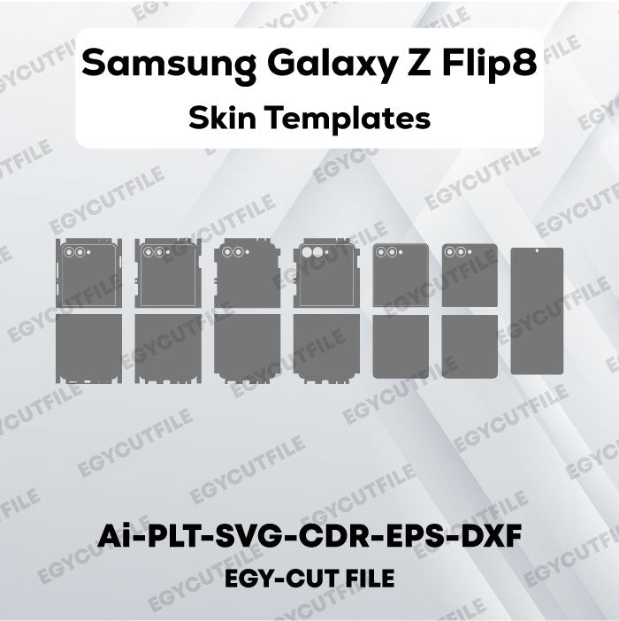 Samsung Galaxy Z Flip8 Vector Skin Cut Files