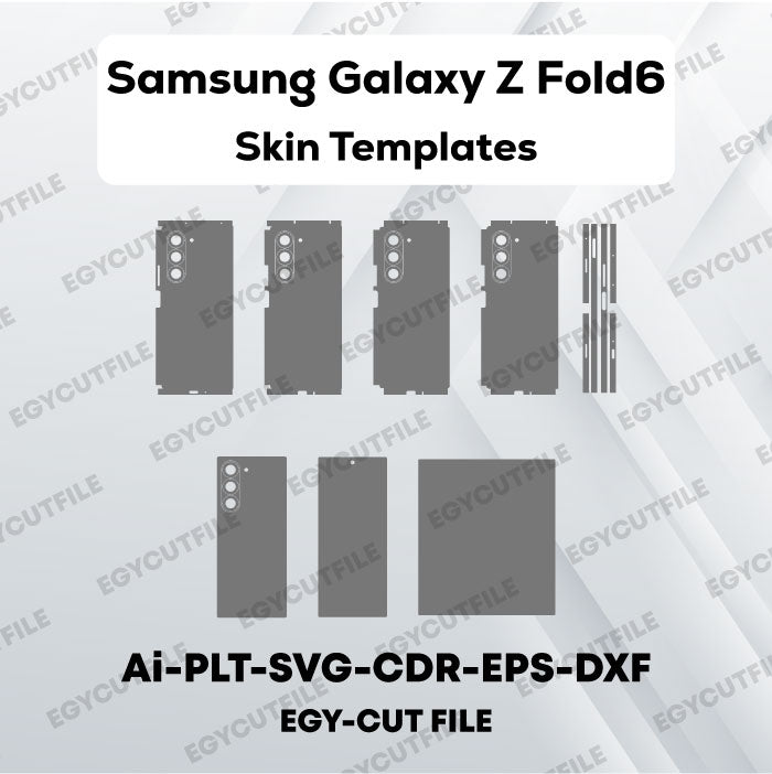 Samsung Galaxy Z Fold6 Vector Skin Cut Files