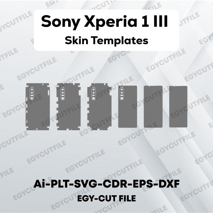 Sony Xperia 1 III SOG03 Vector Skin Cut Files
