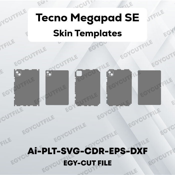 Tecno Megapad SE Vector Skin Cut Files
