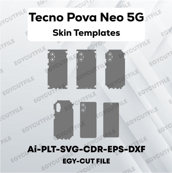 Tecno Pova Neo 5G Vector Skin Cut Files