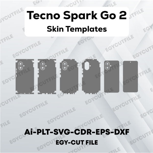Tecno Spark Go 2 Vector Skin Cut Files