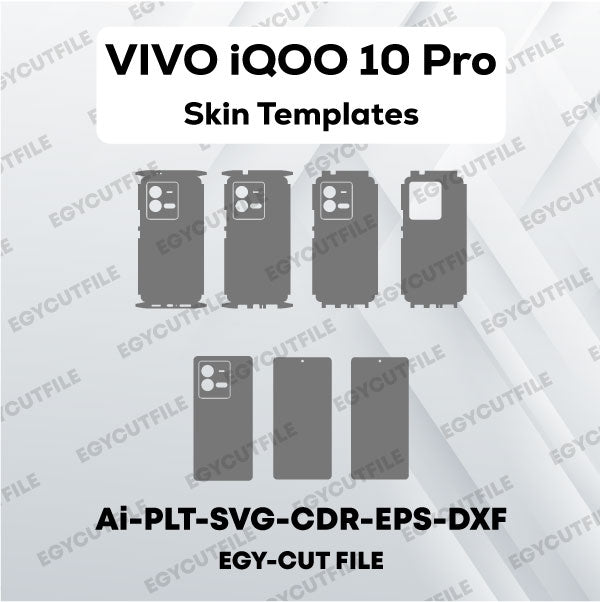 VIVO iQOO 10 Pro Vector Skin Cut Files