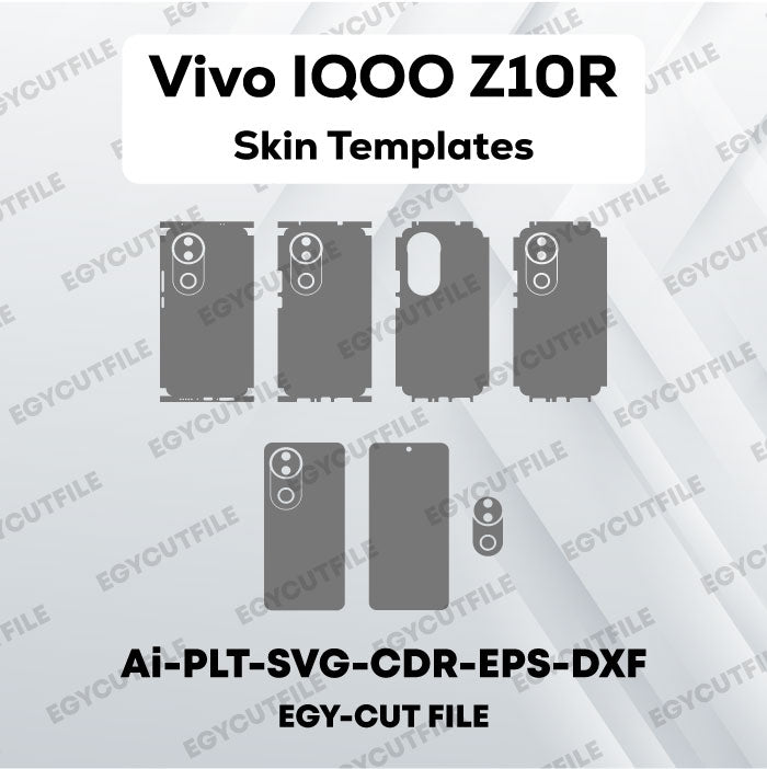 Vivo IQOO Z10R Vector Skin Cut Files