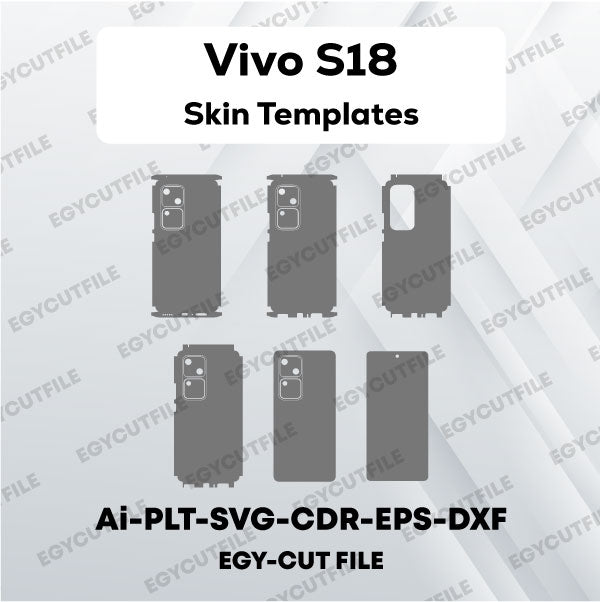 Vivo S18 Vector Skin Cut Files