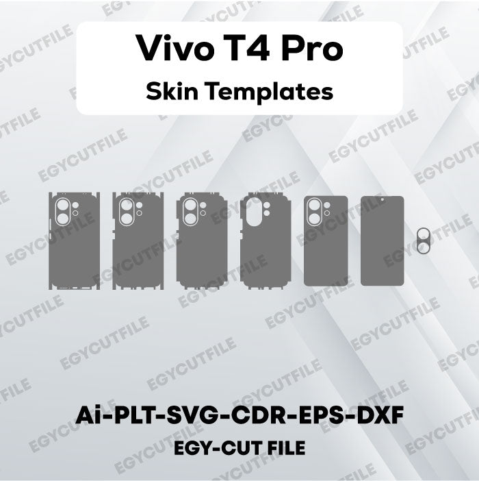 Vivo T4 Pro Vector Skin Cut Files