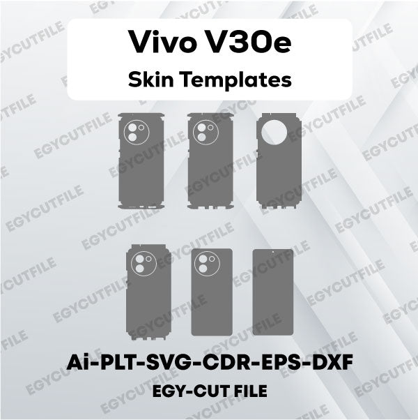 Vivo V30e Vector Skin Cut Files