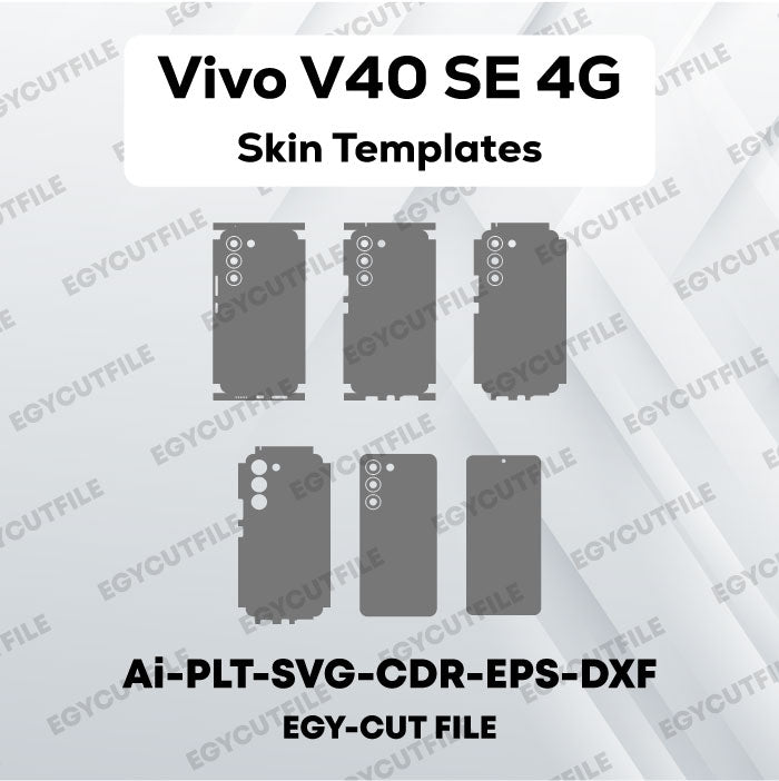 Vivo V40 SE 4G Vector Skin Cut Files