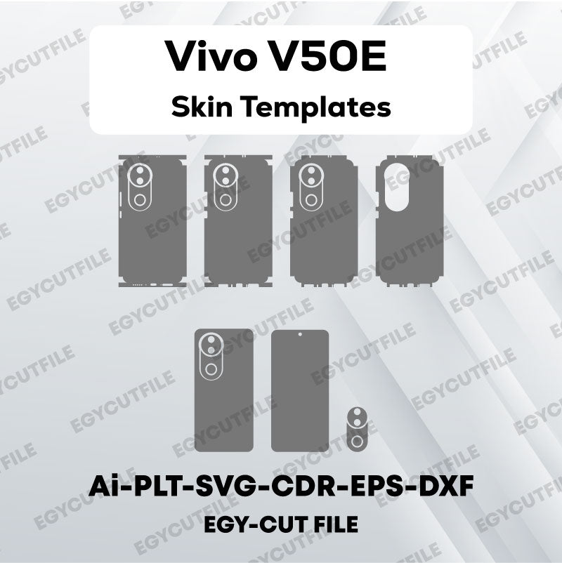 Vivo V50E Vector Skin Cut Files