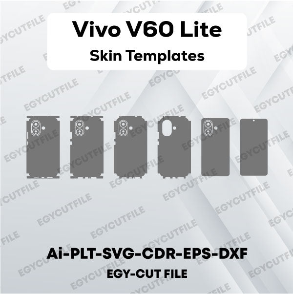 Vivo V60 Lite 4G-5G Vector Skin Cut Files