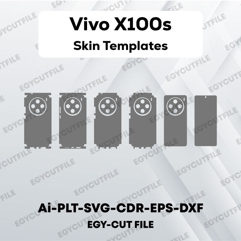 Vivo X100s Vector Skin Cut Files