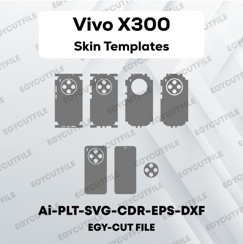 Vivo X300 Vector Skin Cut Files