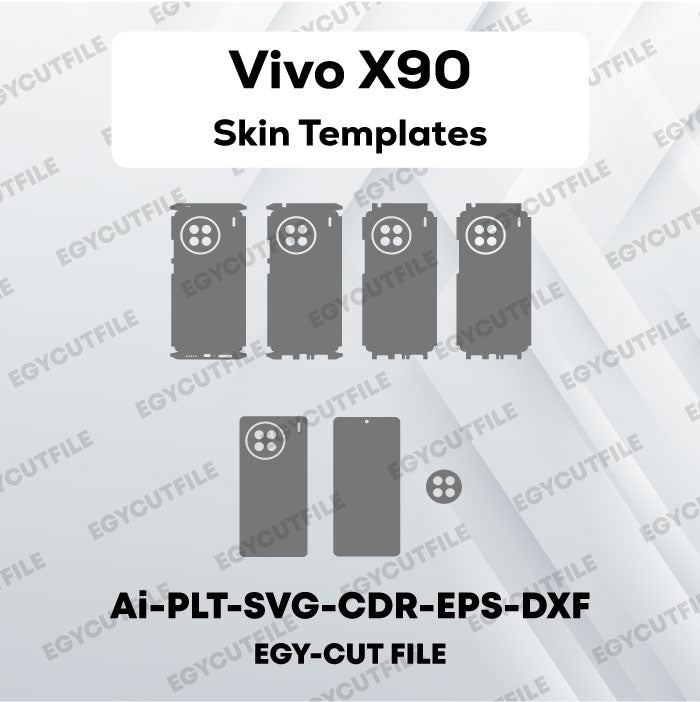 Vivo x90 Vector Skin Cut Files