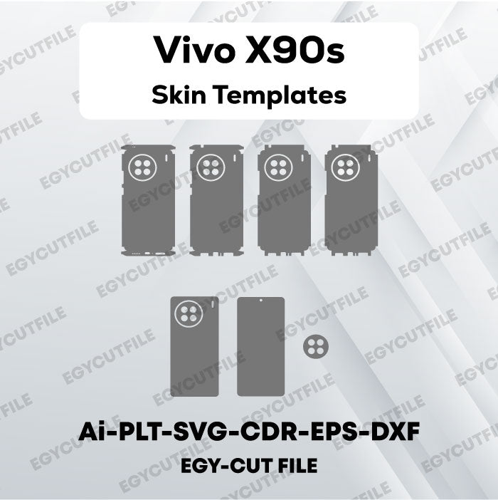 Vivo X90s Vector Skin Cut Files