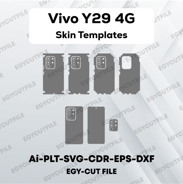 Vivo Y29 4G Vector Skin Cut Files
