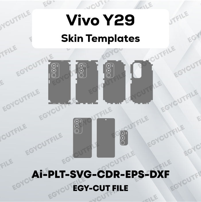 Vivo Y29 Vector Skin Cut Files