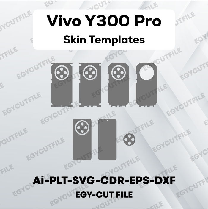 Vivo Y300 Pro Vector Skin Cut Files