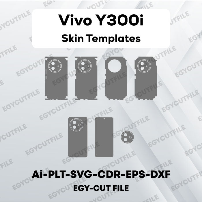 Vivo Y300i Vector Skin Cut Files